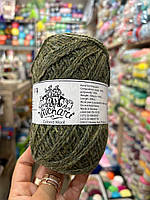 Кольорова вовна 804 хакі