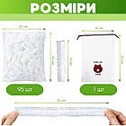 Пакети на резинці Supretto для зберігання продуктів набір 95 шт. (8936), фото 2