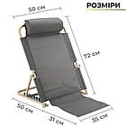 Регульована опора під спину Supretto з підголівником (8942), фото 4