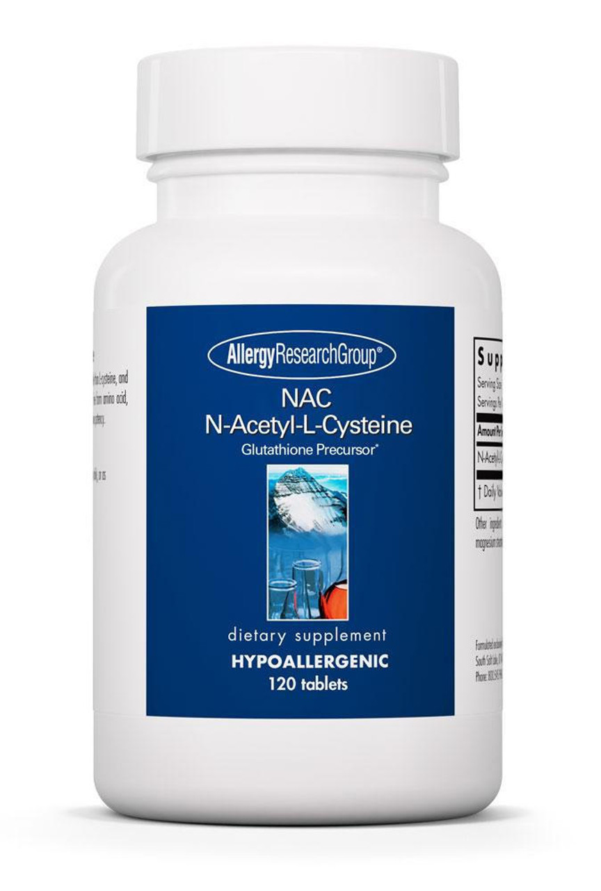 Allergy Research NAC N-Acetyl-L-Cysteine / Н-ацетил-Л -цистеїн 120 табл