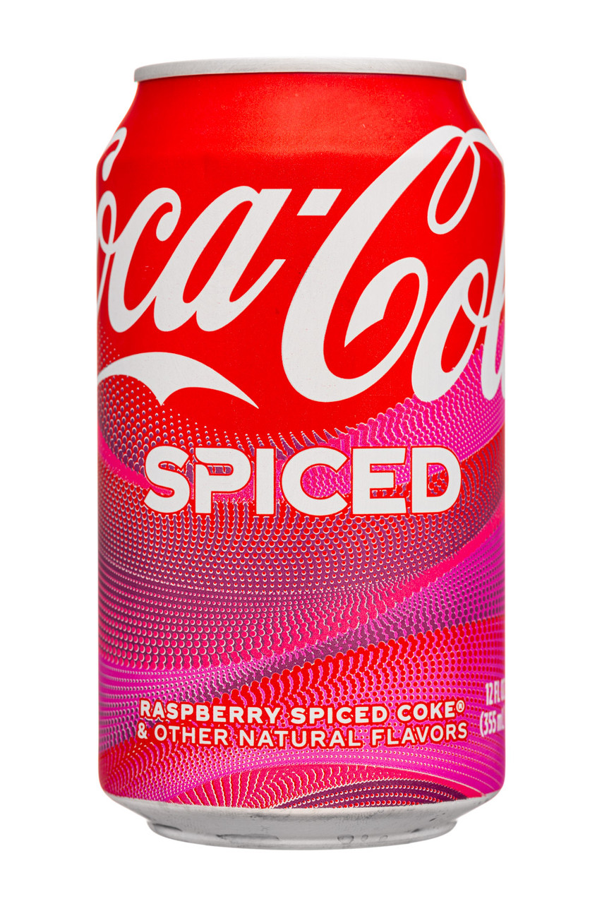 Напій Coca-Cola Spiced Raspberry Spiced Coke Natural Flavor, 335мл (Примʼята баночка)