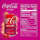 Напій Coca-Cola Spiced Raspberry Spiced Coke Natural Flavor, 335мл (Примʼята баночка), фото 6