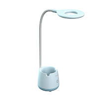 Настільна лампа з акумулятором LED BASKET 6W 4200К блакитна Violux