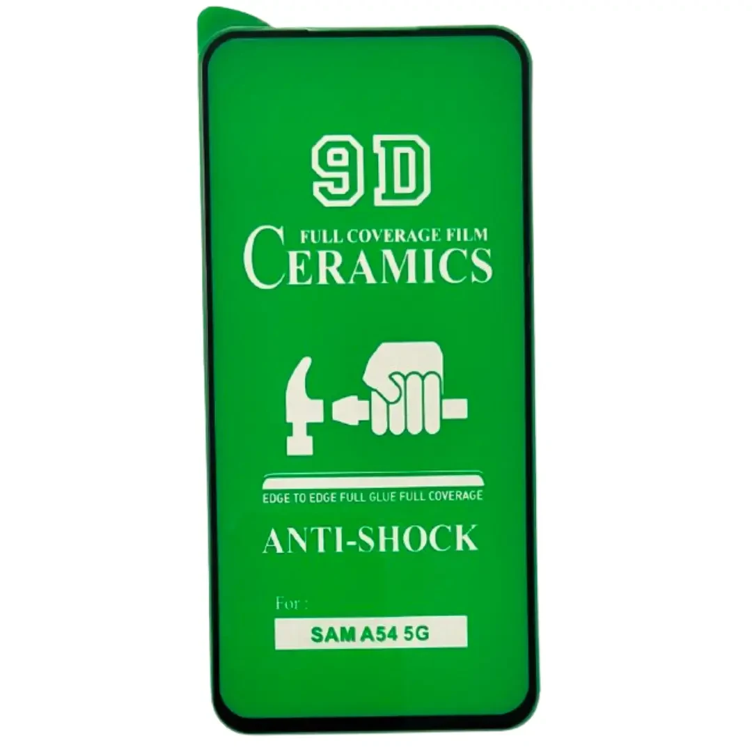 Скло Ceramic (гнучке) Samsung Galaxy A54 Чорне, фото 1