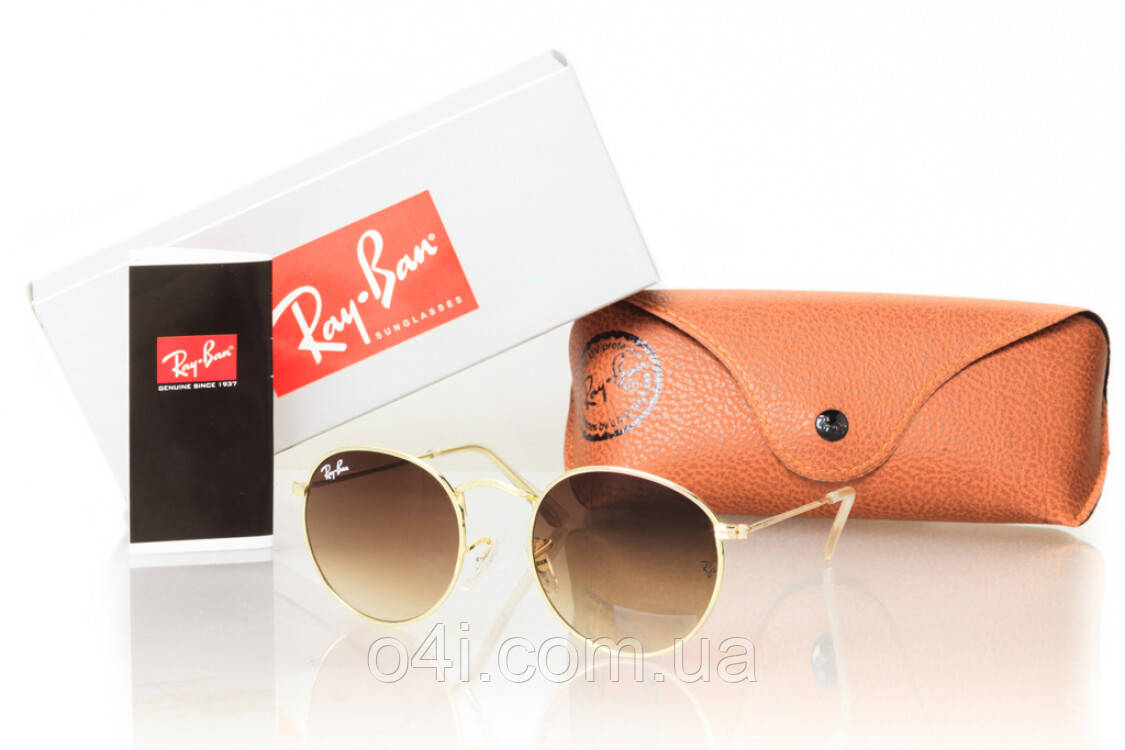 Ray Ban Round Metal 8307 Ray Ban 3447d-brown (o4ki-8307), фото 1