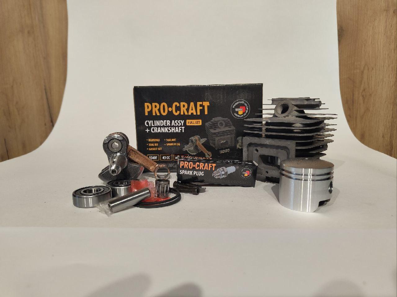 Поршневая на мотокосу 44мм 1E44F 52CC PROCRAFT