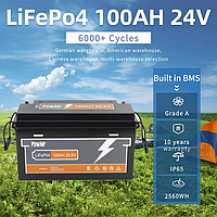 Акумулятор PowMr LiFePo4 24V 100Ah