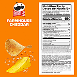 Зернові чіпси Pringles Harvest Blends Farmhouse Cheddar Potato Chips 158g (Примʼята упаковка), фото 6