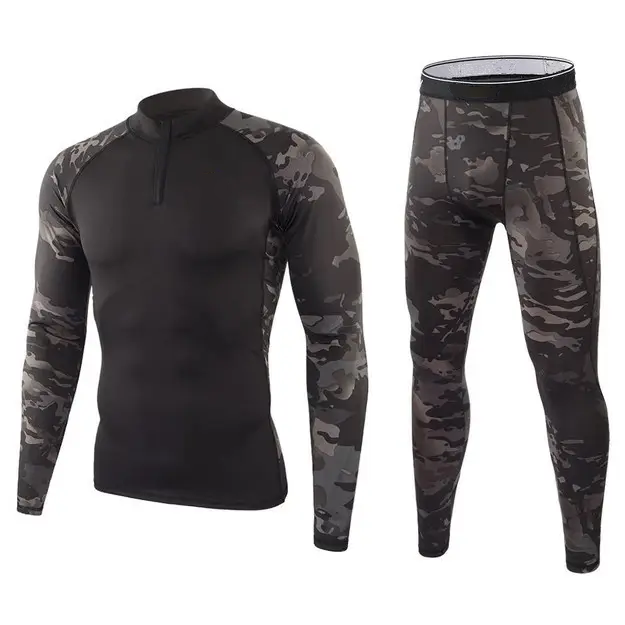 Термобілизна Чоловіча тактична 3 Dark Camo S