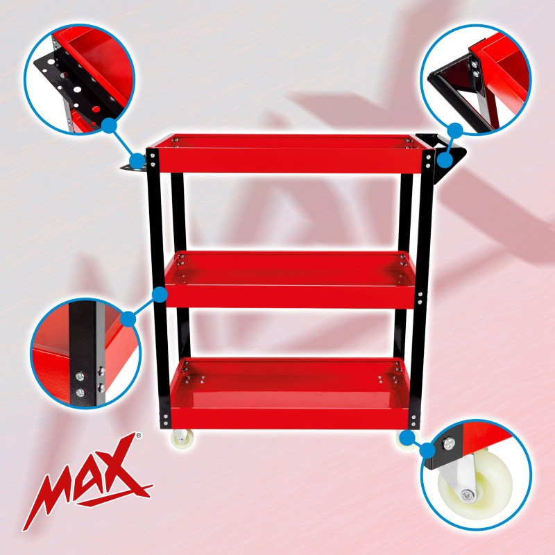 Візок для майстерні 3 полиці MAX