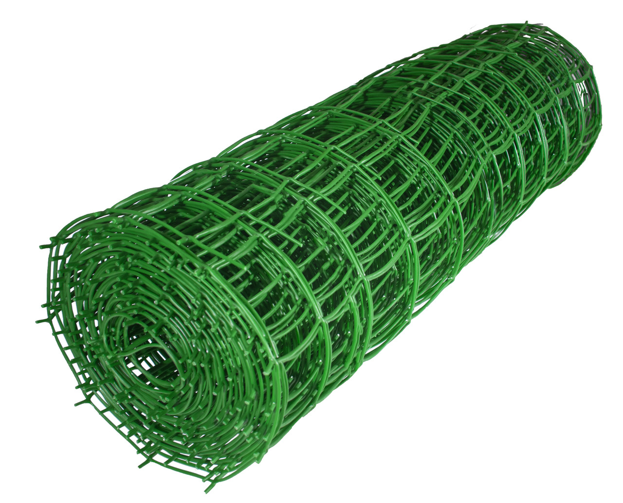Сітка 95*85 пластикова 1.0х20 м (зелена) квадрат сітка для огорожі, фото 1