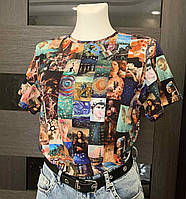 Футболка жіноча мистецтво вільного покрою Five Stars 10844-L