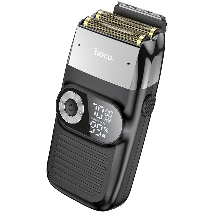 Акумуляторна бритва 2в1з подвійною сіткою HOCO HP30 |1400mAh, 3 швидкості| Чорний