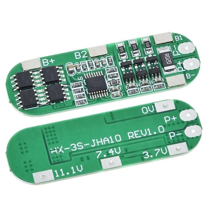 Плата BMS 3S10A HX-3S-JHA10 для Li-ion батарей із функцією балансування