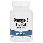 Lake Avenue Nutrition, риб’ячий жир з омега-3, 1250 мг, 30 капсул із риб’ячого желатину