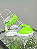 Босоніжки жіночі ShoesBand Салатові натуральна шкіра 40 (25,5 см) (S85161-1), фото 7
