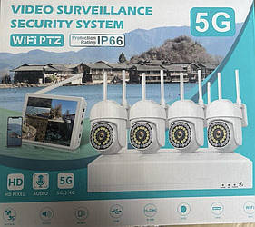 Рег.+ Камери DVR KIT 6104 на 4 камери поворотні