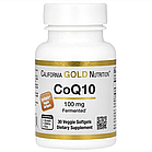 California Gold Nutrition, коензим Q10, 100 мг, 30 рослинних капсул