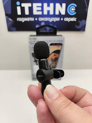 Мікрофон Remax K09 Ryusic Series One-to-One (Чорний), фото 3