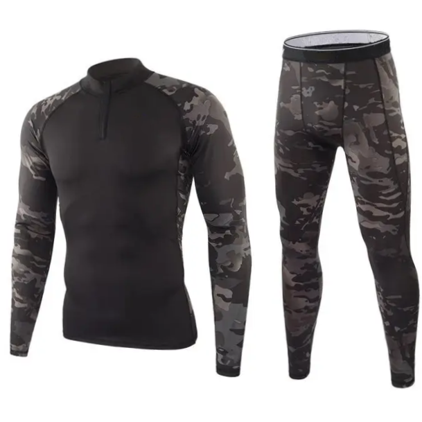 Термобілизна Чоловіча тактична Dark Camo L