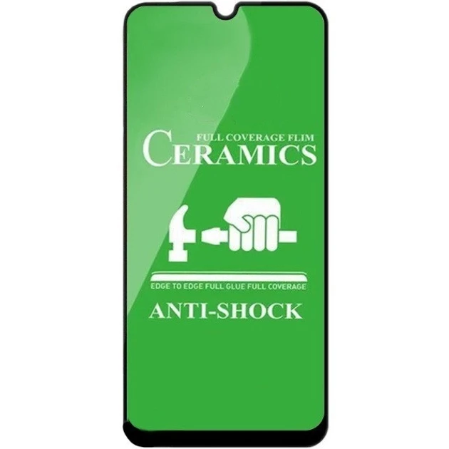 Скло Ceramic (гнучке) Samsung Galaxy M14 Чорне, фото 1