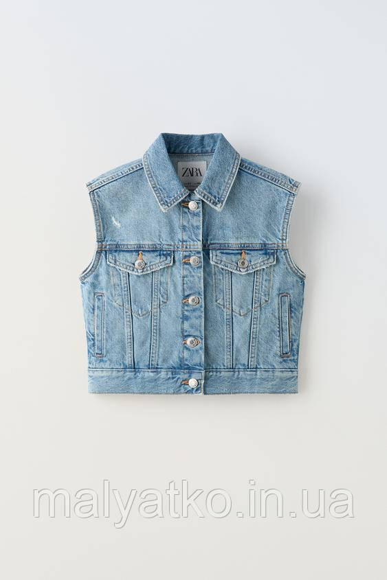 ZARA ДЖІНСОВИЙ ЖИЛІТ 13/14