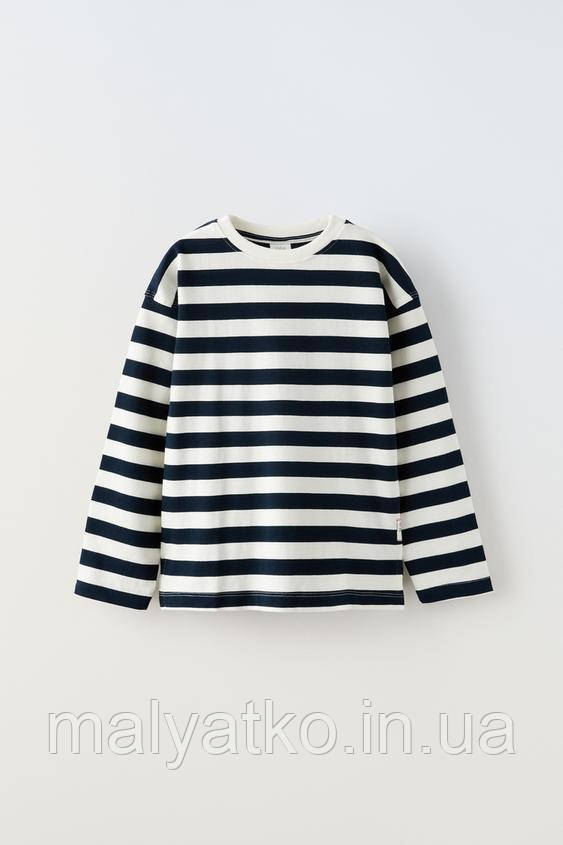 ZARA СМУГАСТА ЩІЛЬНА ФУТБОЛКА 13/14, фото 1