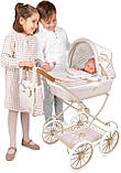 Коляска для ляльок DeCuevas Verona з сумочкою (розмір 80-42-в81см) 80078 Бежева, фото 3
