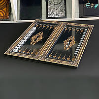 Нарди дерев'яні на подарунок Лабіринт 60×28 см нарди довгі та нарди короткі, фото 4