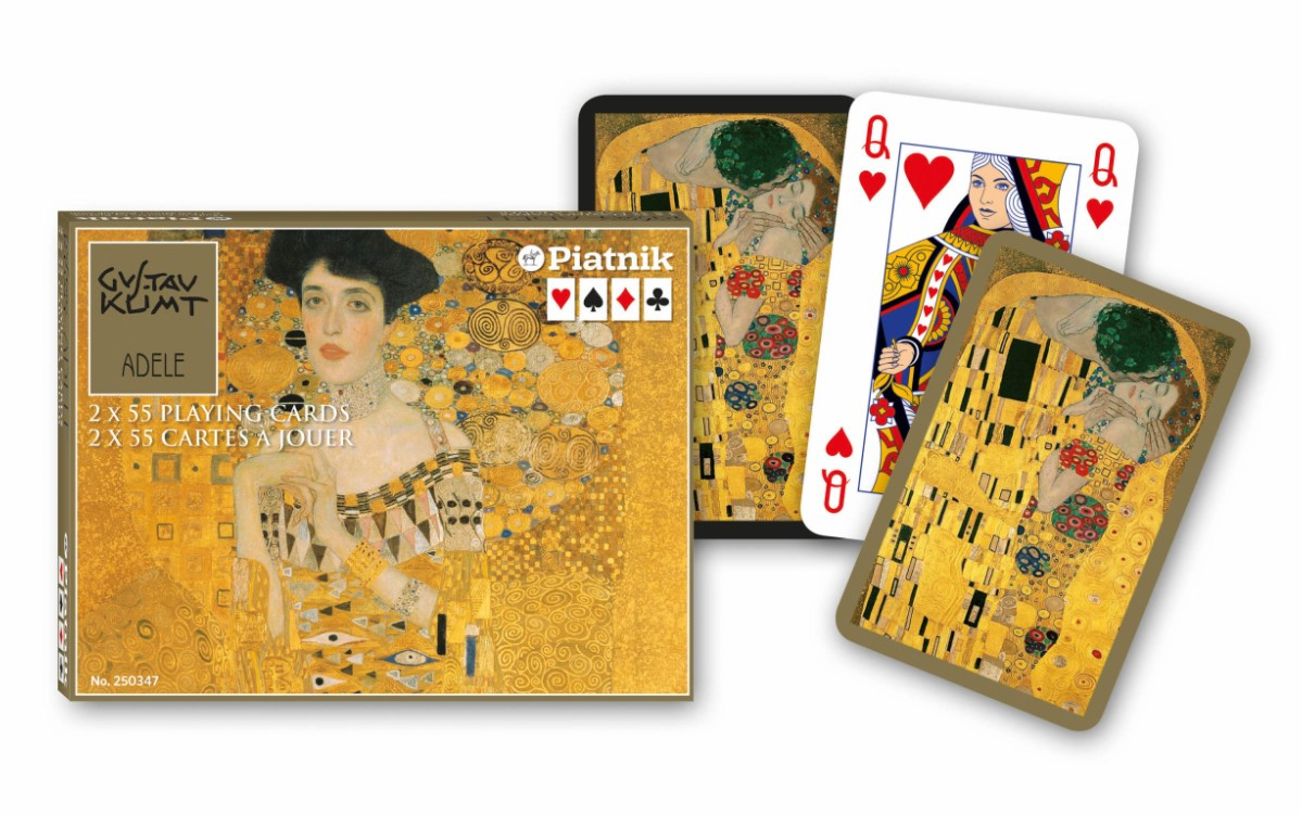Карти гральні Piatnik Klimt Adele/Emilie комплект 2 колоди по 55 карт(123-0178)