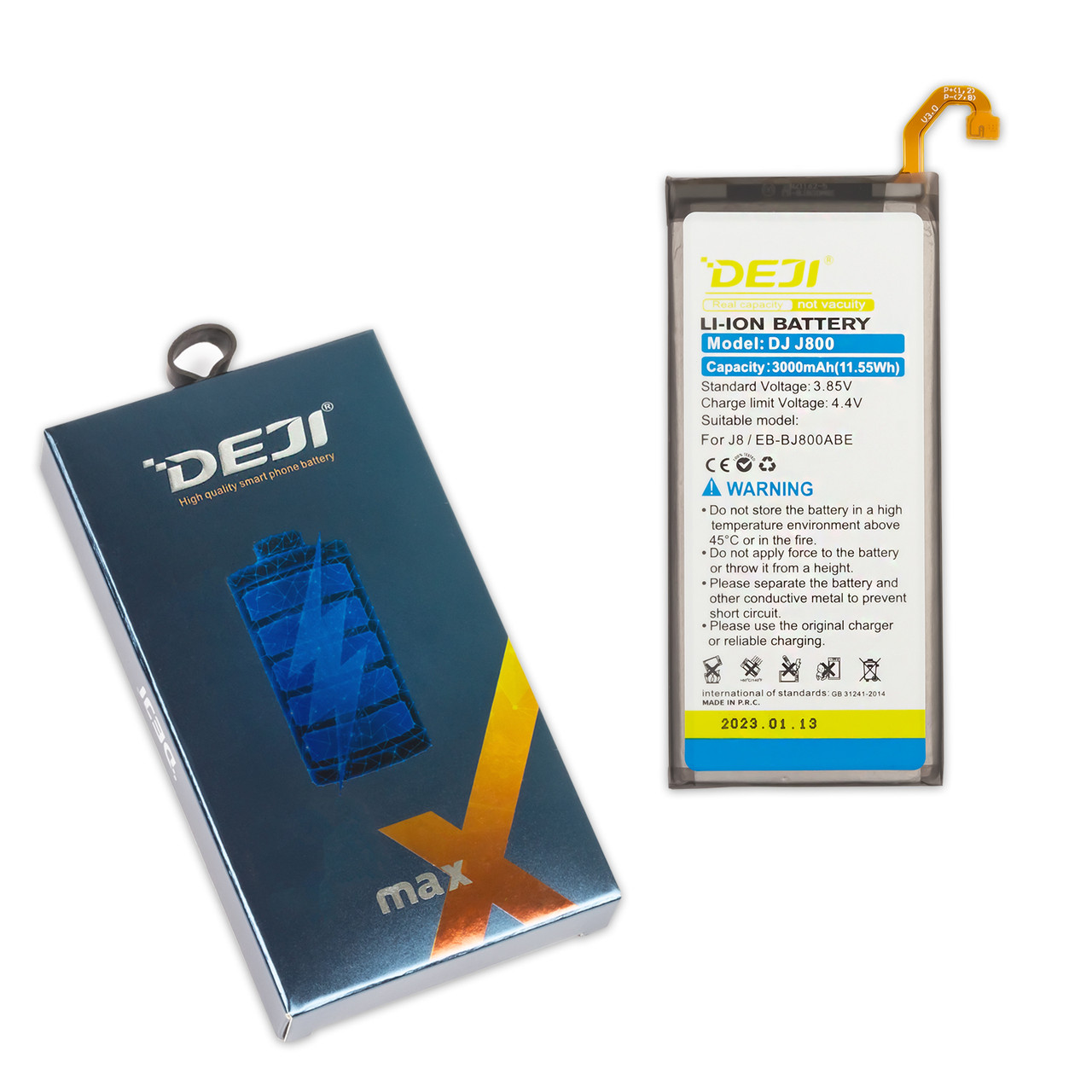 АКБ SAMSUNG A600/J600/J800 A6/J6/J8 (2018) (EB-BJ800ABE) DEJI (3000 mAh)