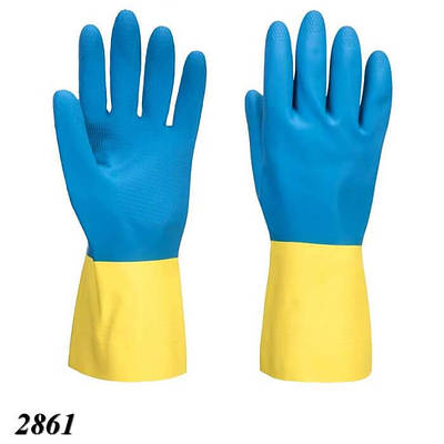 Рукавички латексні Синій