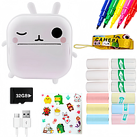 Камера моментального друку дитяча цифрова камера фотоапарат який відразу друкує фото дитячий фотопринтер