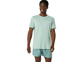 Футболка для бігу та спорту чоловіча Asics CHEST LOGO SS TEE 2031E659-300