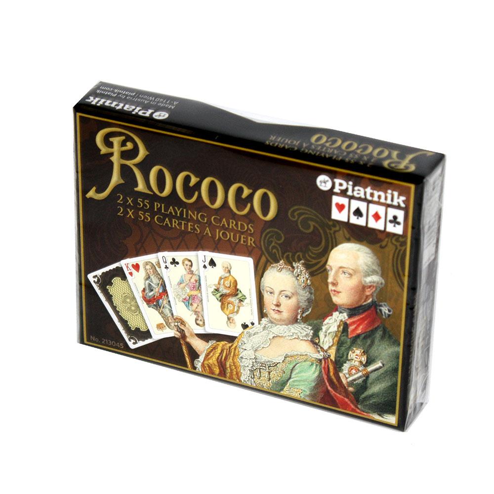 Набір гральних карт Piatnik Rococo комплект 2 колоди по 55 карт(123-0213)