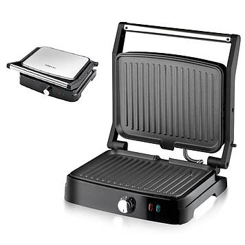 Гриль контактний Sokany 2000 Вт з антипригарним покриттям SK204SS