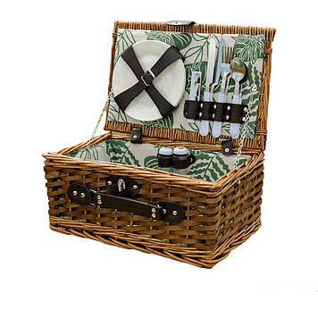 Кошик для пікніка на 2 персони 38 x 26 x 18 см LU010