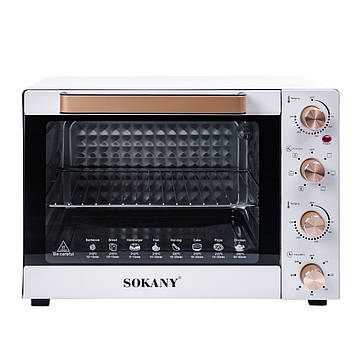 Настільна електродуховка для дому 60 л електропіч, духова піч Sokany 1700 Вт духовка SK10010