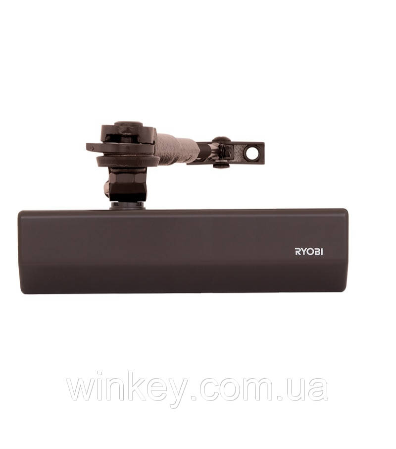 Дотягувач дверний RYOBI 2000 2055V BC STD з фіксуючими ножицями коричневий, фото 1