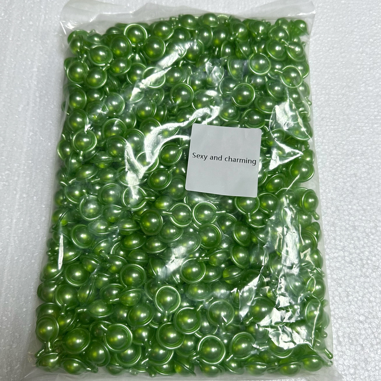 Капсули для відновлення волосся зелені, 500 шт, фото 1