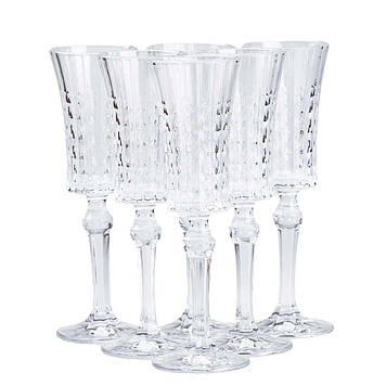 Келихи для шампанського на високій ніжці 6 штук HP51A