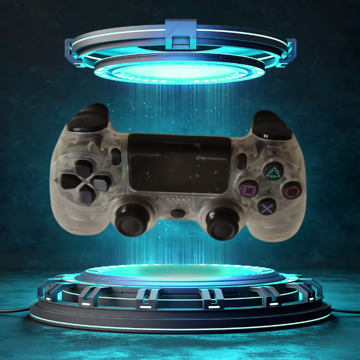 Бездротовий bluetooth джойстик DOUBLE motor vibration 4 для Sony PS4 -DS-2312-CWhite