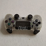 Бездротовий bluetooth джойстик DOUBLE motor vibration 4 для Sony PS4 -DS-2312-CWhite, фото 4