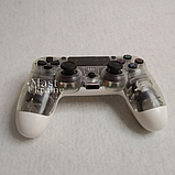 Бездротовий bluetooth джойстик DOUBLE motor vibration 4 для Sony PS4 -DS-2312-CWhite, фото 3
