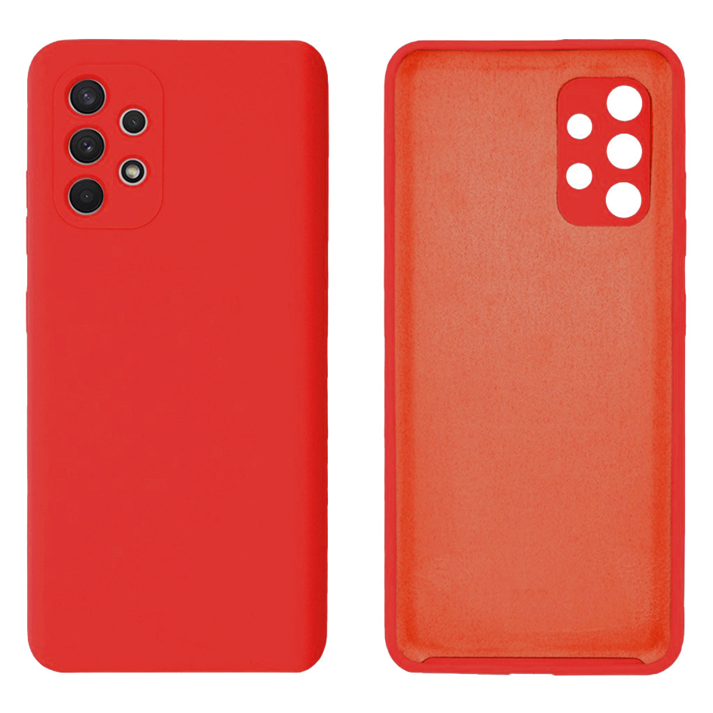 Чохол Silicone case Camera Protective для Samsung A53 (01) червоний Red