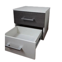 Тумба приліжкова тумбочка Круїз прикроватні тумбочки приліжкові тумби в спальню біля ліжка з ДСП на 2 шухляди 454 х 427 х 404 мм, фото 2