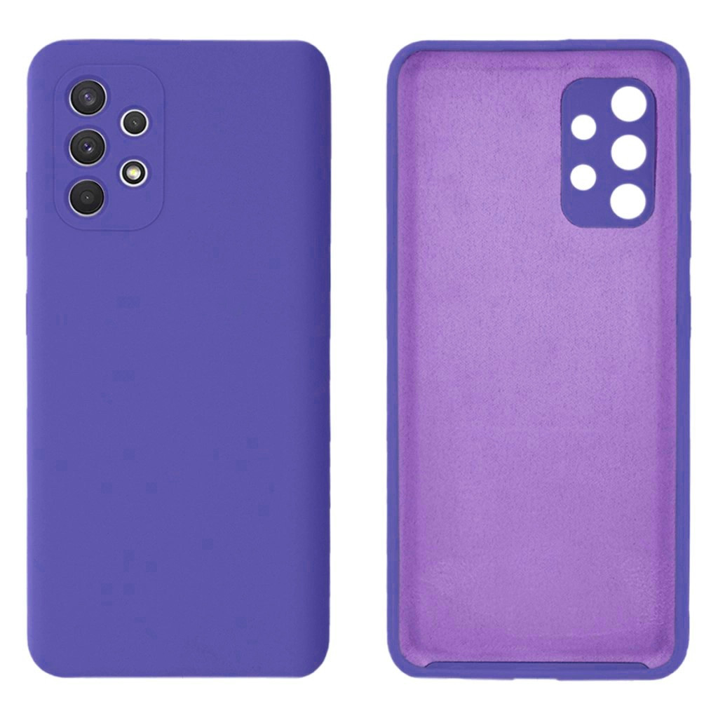 Чохол Silicone case Camera Protective для Samsung A53 (07) фіолетовий Ultraviolet