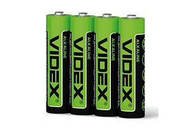 Батарейка лужна Videx LR03/AAA  SHRINK 4шт
