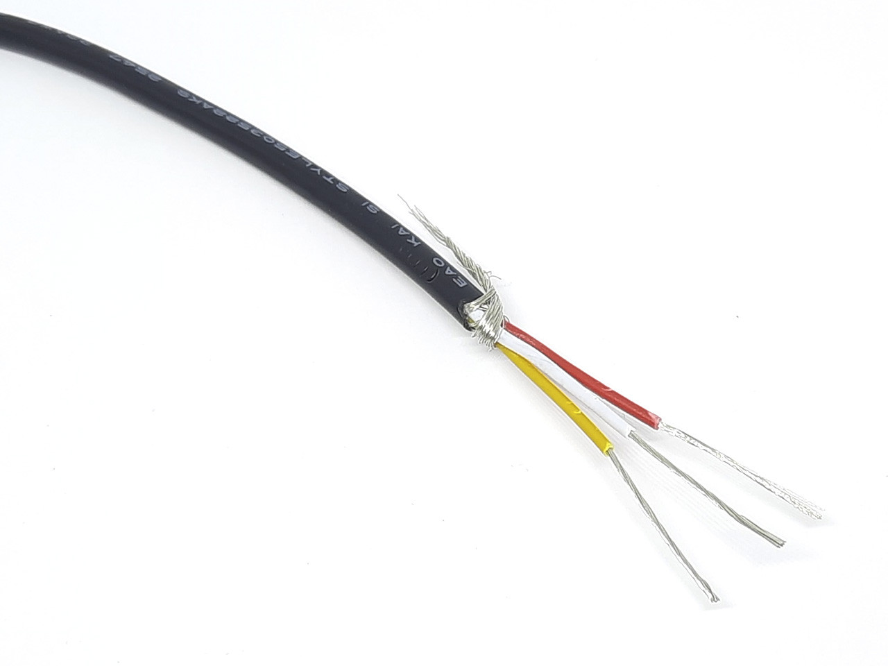 Провід екранований мідний UL2547 3-жильний 0.3мм2/22AWG