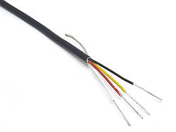 Провід екранований мідний UL2547 4-жильний 0.3мм2/22AWG